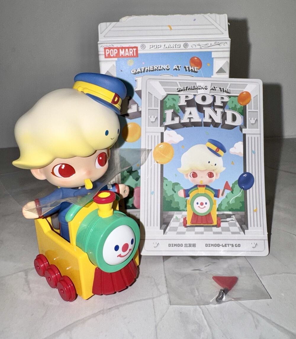Pop Mart Dimoo Gathering At The Pop Land LET'S GO Confirmed Figurine US Seller
